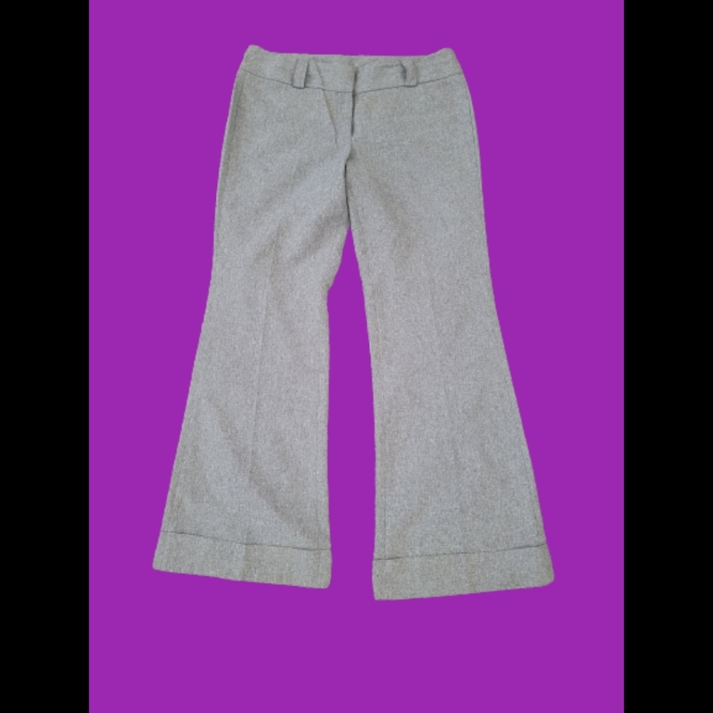 Suzy Shier 13/14 Grey Flare Dress Pants - Picture 2 of 11